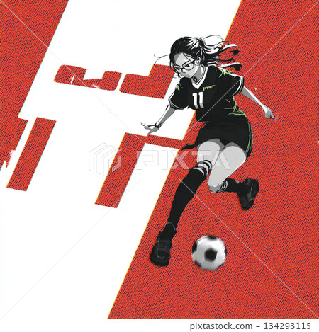 足球俱樂部的高中女生 134293115