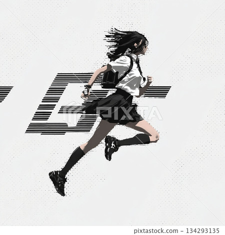 跑學校的女生 134293135