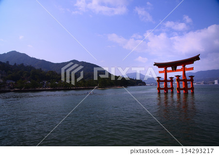 Aki的Miyajima·嚴島神社Otorii 134293217