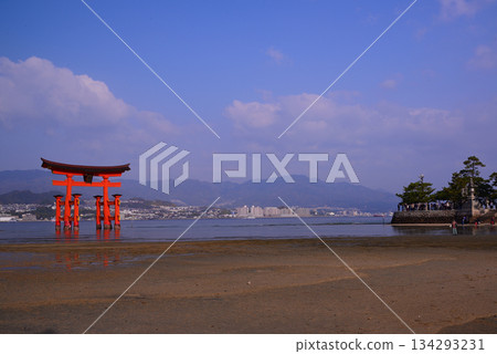 Aki的Miyajima·嚴島神社Otorii Aki的Miyajima·嚴島神社Otorii 134293231