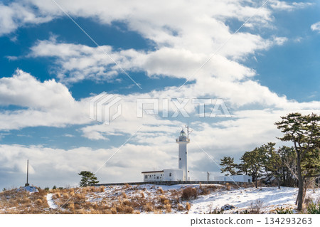 青森縣八戶市雪景種佐海岸 青森縣八戶市雪景種佐海岸 134293263