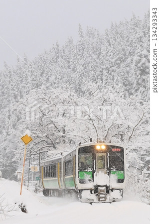 雪域景觀Tadami線 134293343