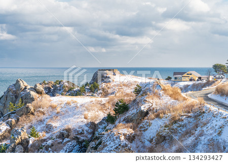 青森縣 - 白雪皚皚的種佐海岸,足重崎展望台 青森縣 - 白雪皚皚的種佐海岸,足重崎展望台 134293427
