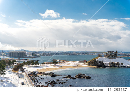 青森縣雪島種誌海岸 134293587