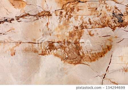Roma Imperiale - natural calcite background in stylish new beige color, texture as part of your personal design. 134294699