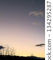 Gradation of setting sun 134295287