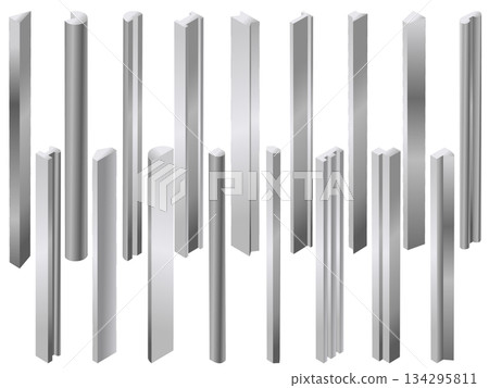 金屬棒材圖示 134295811