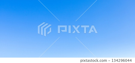 A simple landscape with only blue sky A simple landscape with only blue sky 134296044