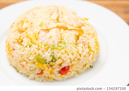 Delicious shrimp and crab fried rice Delicious shrimp and crab fried rice 134297100
