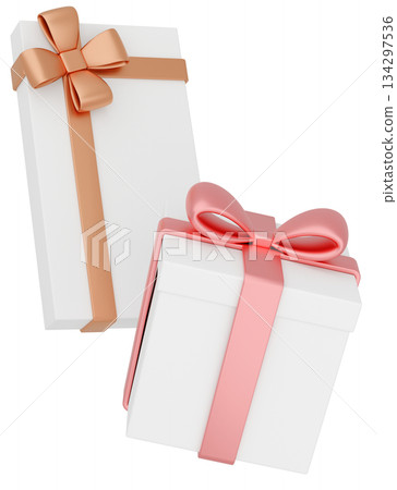 3D illustration_present_pink 3D illustration_present_pink 134297536
