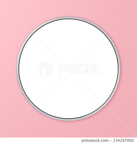 3D material_metal frame_pink 134297800