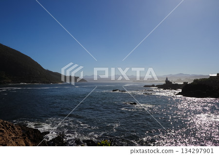 Rocky Knysna Heads River Inlet Overlooking Knysna Lagoon 134297901