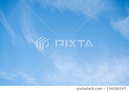 Clear blue sky with white cloud background Clear blue sky with white cloud background 134298147