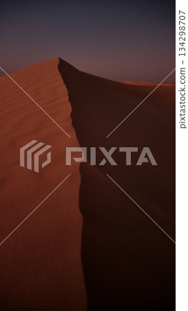 Red Sand Dune at Sunset Red Sand Dune at Sunset 134298707