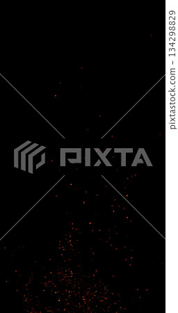 Realistic fire sparks flying through the air, isolated on a black background. Perfect as a cinematic VFX overlay, fire particles effect or visual element. Realistic fire sparks flying through the air, isolated on a black background. Perfect as a cinematic VFX overlay, fire particles effect or visual element. 134298829