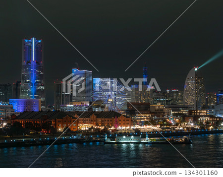 Night view of Minato Mirai seen from Oosan Bridge 134301160