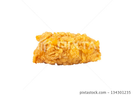 fry chicken pop isolated on white background fry chicken pop isolated on white background 134301235