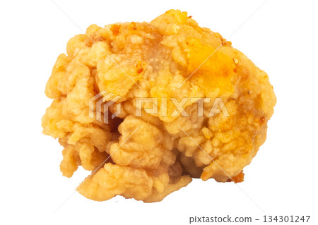 fry chicken pop isolated on white background fry chicken pop isolated on white background 134301247