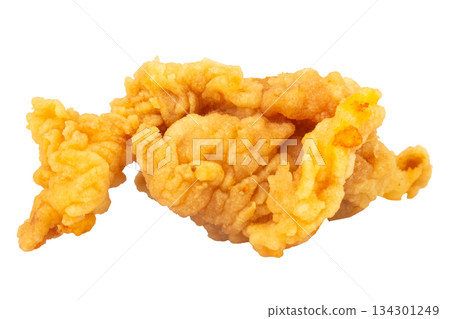 fry chicken pop isolated on white background fry chicken pop isolated on white background 134301249