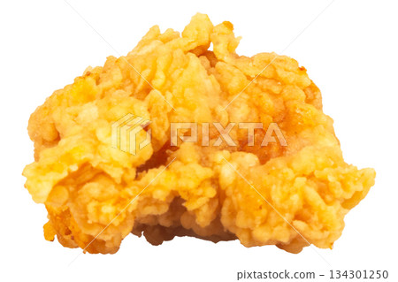 fry chicken pop isolated on white background fry chicken pop isolated on white background 134301250