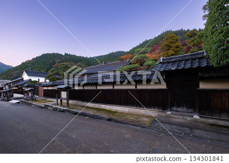 鳥取縣內八津郡千津町石谷宅邸的日落 鳥取縣內八津郡千津町石谷宅邸的日落 134301841