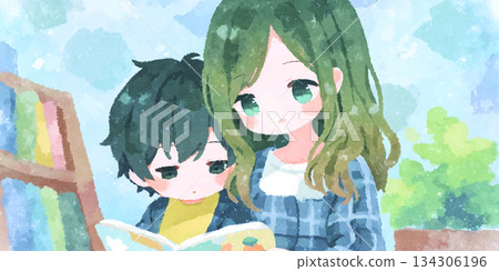 Let's read a picture book 134306196