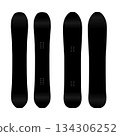 Snowboard template illustration, extreme sport lifestyle 134306252