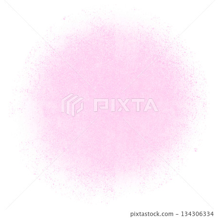 粉紅色水彩潑濺圓形紋理 粉紅色水彩潑濺圓形紋理 134306334