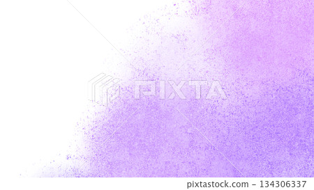 Gradient background with purple watercolor splashes 134306337