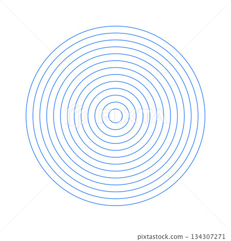 Coaching wheel of 12 concentric circles. Polar grid pattern. Life blank template. Circle diagram divided on equal segments. Blue polar graph paper. Wheel of life, habits tracker graphic illustration. Coaching wheel of 12 concentric circles. Polar grid pattern. Life blank template. Circle diagram divided on equal segments. Blue polar graph paper. Wheel of life, habits tracker graphic illustration. 134307271