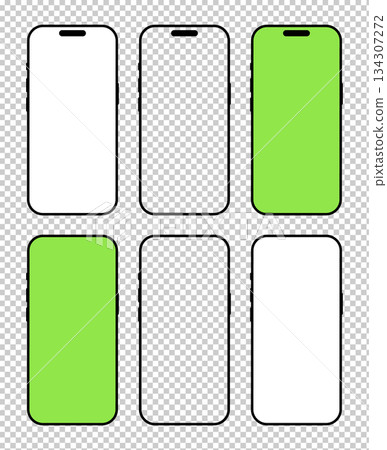 Smartphone black frames set. Gadget symbols. Flat signs for website design, ui, mobile app. Device front view. Blank smart phone green screen templates. Mobile phone black icon with white background. Smartphone black frames set. Gadget symbols. Flat signs for website design, ui, mobile app. Device front view. Blank smart phone green screen templates. Mobile phone black icon with white background. 134307272