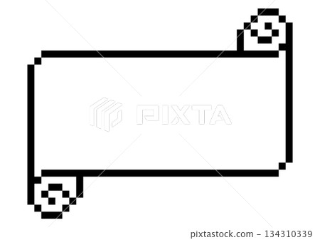 捲軸和羊皮紙像素藝術 捲軸和羊皮紙像素藝術 134310339