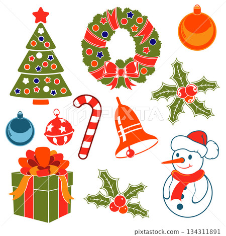Christmas Icons Christmas Icons 134311891