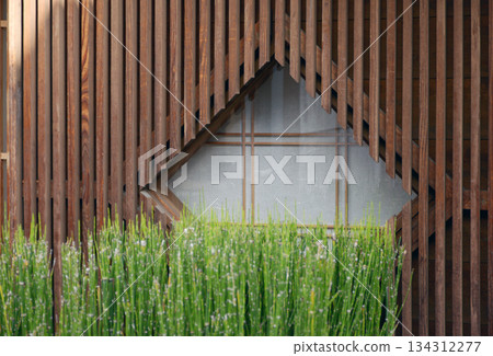 Street corner scenery sketch photo 134312277