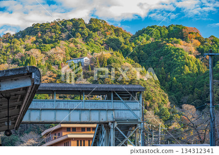 京都府笠木町關西本線笠木站景色 京都府笠木町關西本線笠木站景色 134312341