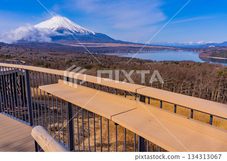 【山梨縣】從新翻修的山中湖妙神山全景平台眺望富士山 【山梨縣】從新翻修的山中湖妙神山全景平台眺望富士山 134313067