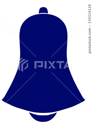 一個簡單的藍鈴花插圖 134314126