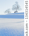 Snow-Shaded Hill, Ojiya City, Niigata Prefecture 134314545