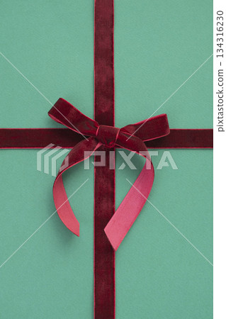 Butterfly ribbon knot and copy space Butterfly ribbon knot and copy space 134316230