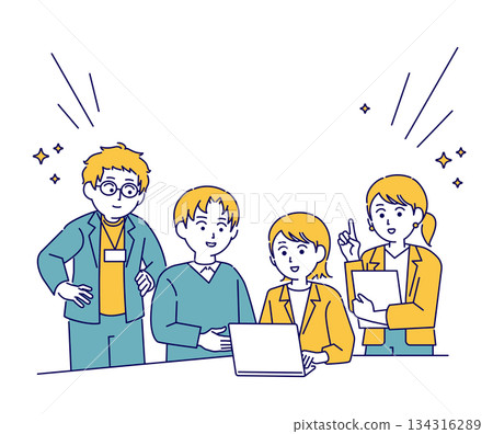 Businessman meeting 134316289