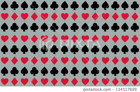 Trump mark pattern (red, black, gray) 134317689