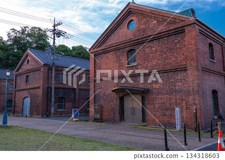 京都府舞鶴紅磚公園夜景 134318603