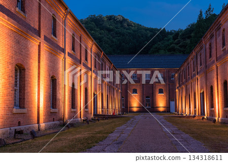 京都府舞鶴紅磚公園夜景 134318611