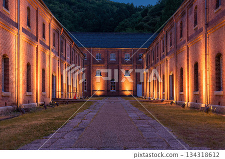 Night view of Maizuru Red Brick Park, Kyoto Prefecture 134318612