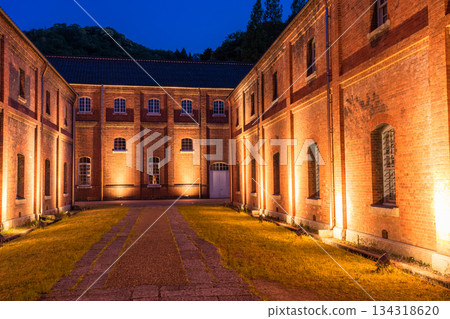 Night view of Maizuru Red Brick Park, Kyoto Prefecture 134318620