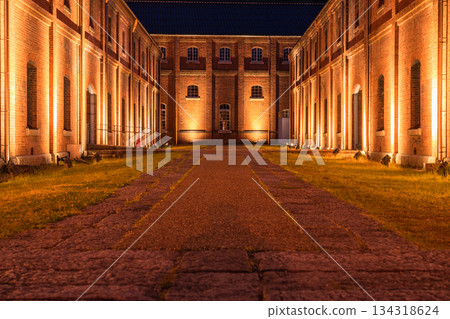 京都府舞鶴紅磚公園夜景 134318624