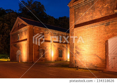 Night view of Maizuru Red Brick Park, Kyoto Prefecture 134318626