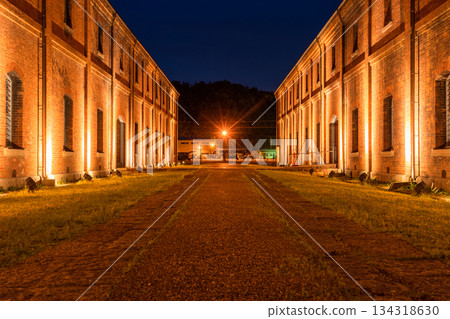 Night view of Maizuru Red Brick Park, Kyoto Prefecture 134318630