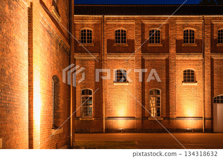 京都府舞鶴紅磚公園夜景 134318632