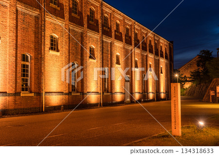 Night view of Maizuru Red Brick Park, Kyoto Prefecture 134318633